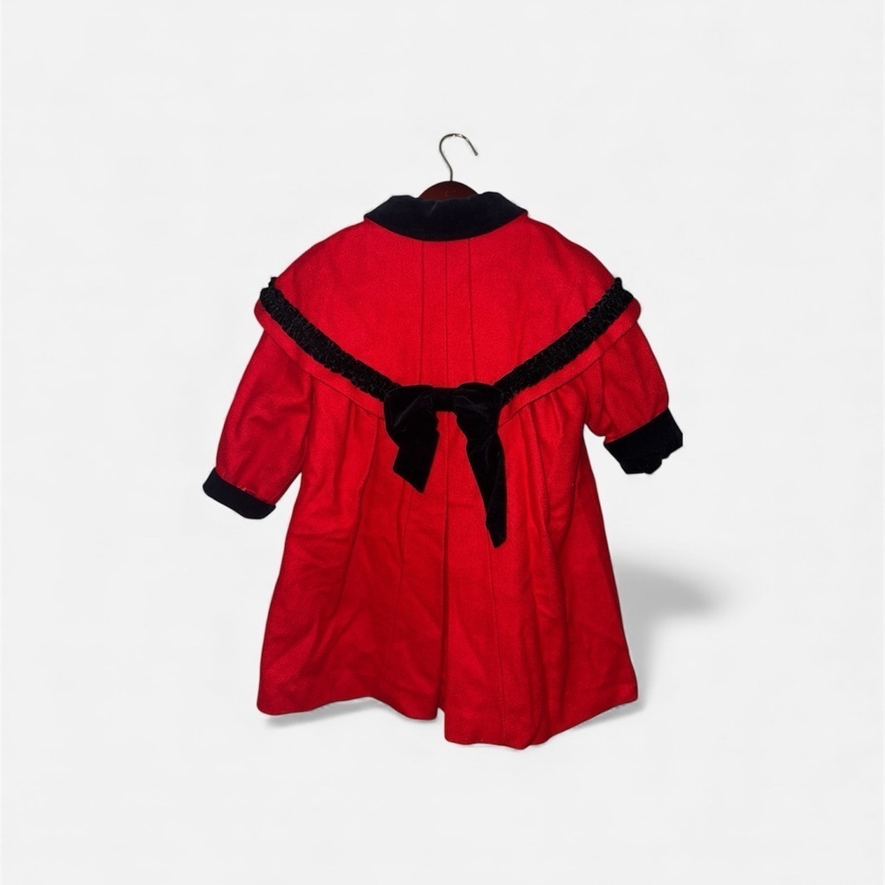 Rothschild Vibrant Red Coat with Dark Collar - Picture 2 of 9